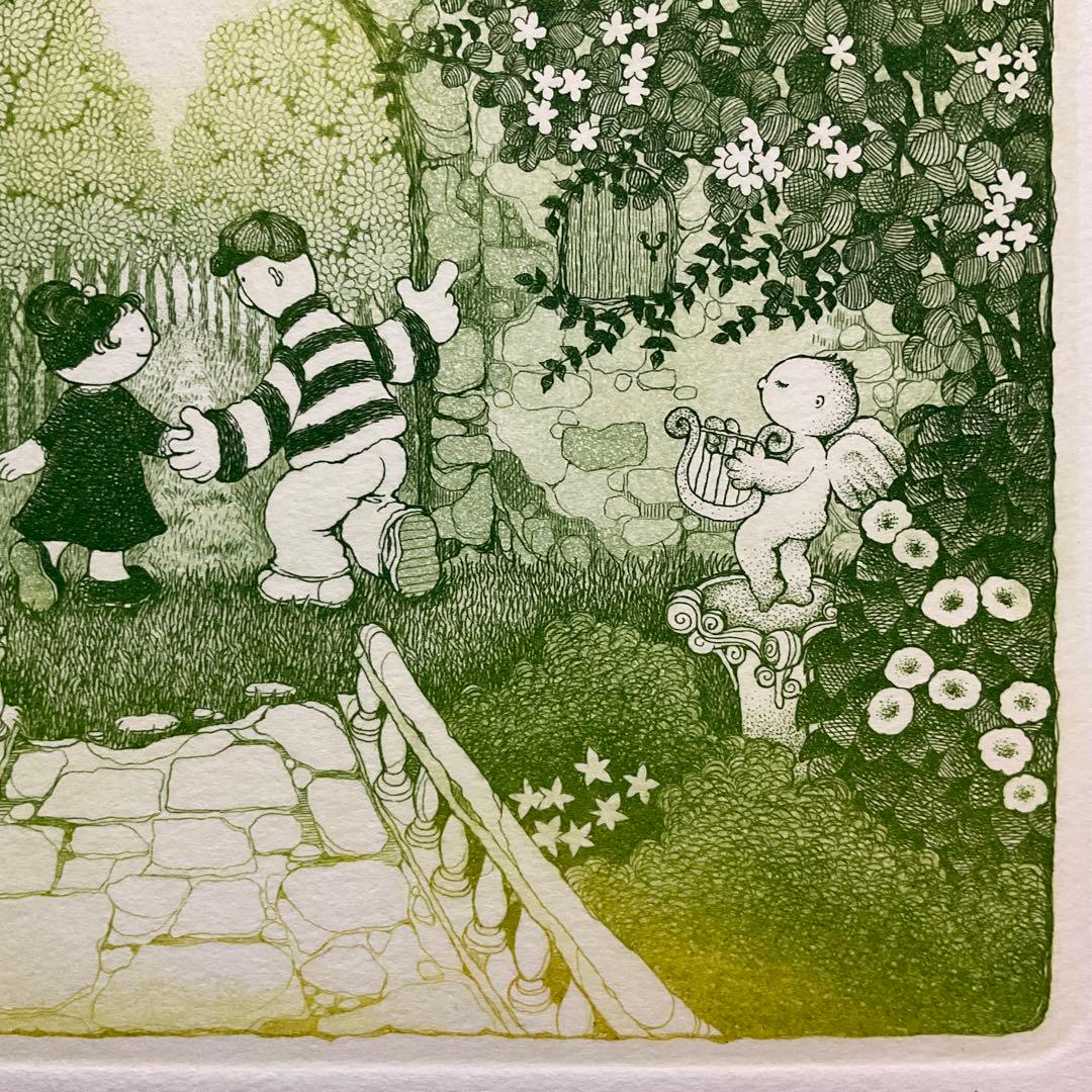 絵画・額縁・版画・上砂理佳・Prelude・エッチング・美術品・インテリア・雑貨