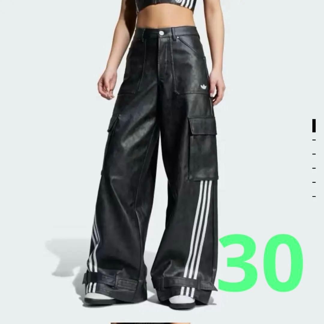 Adilenium シーズン 3 ビンテージ フェイクレザーパンツ