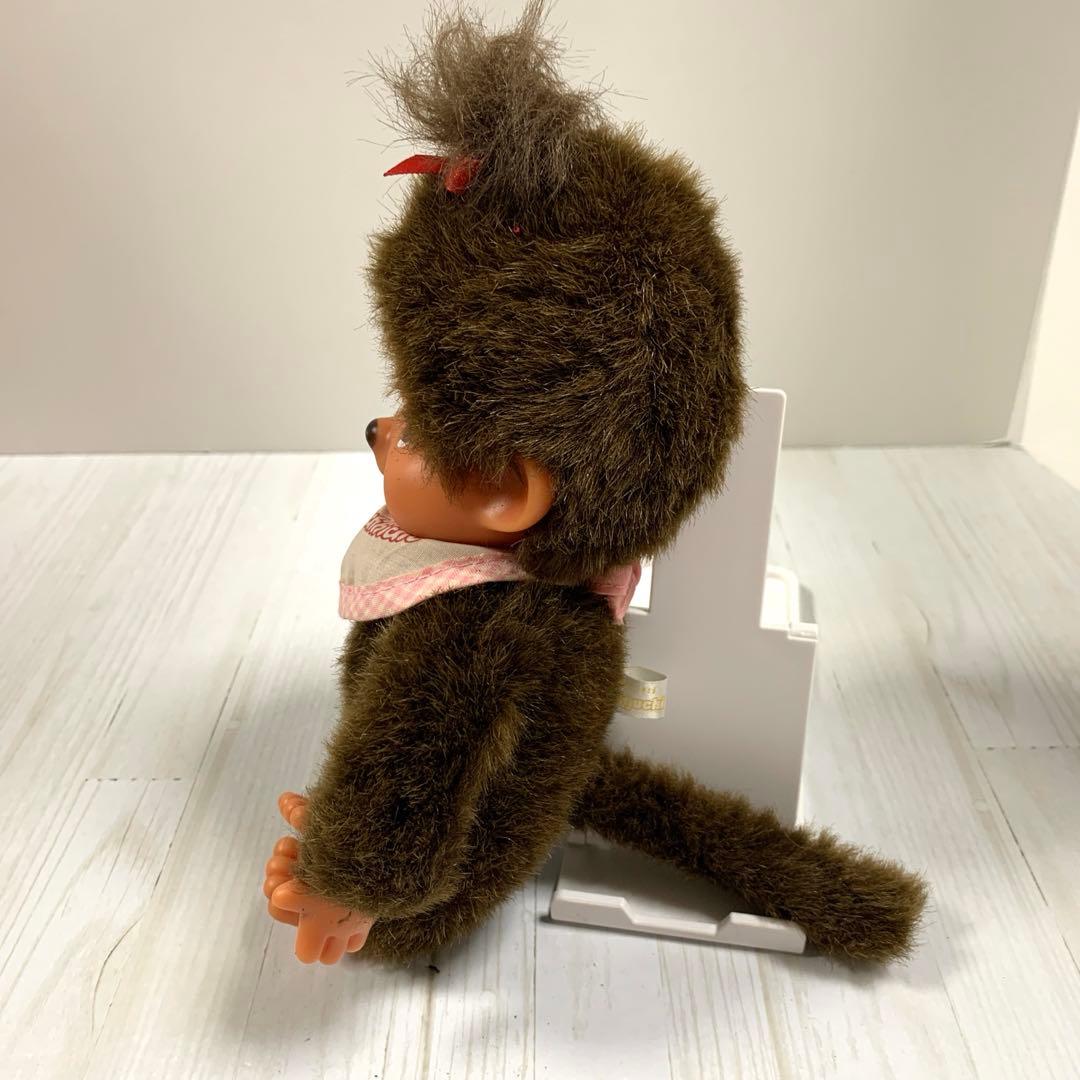 Y☆ 昭和レトロ　モンチッチ　ぬいぐるみ　女の子　 約20cm　セキグチ