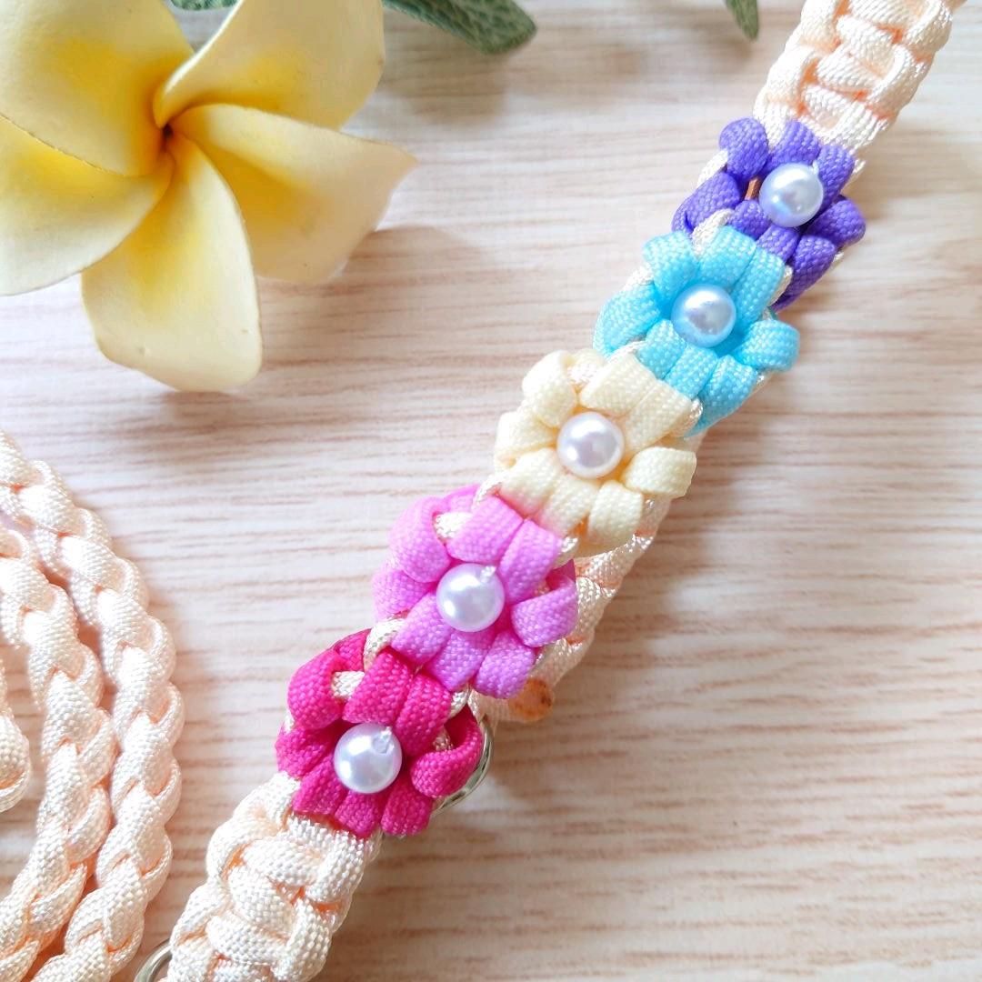 パラコードリード　カフェリード　パステルレインボーカラー　№064