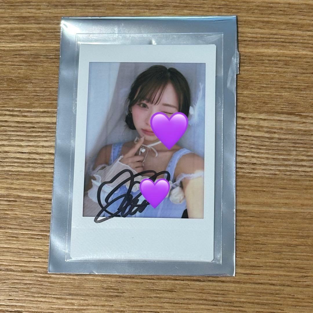 SWEET STEADY塩川莉世 LARME サイン入り チェキ