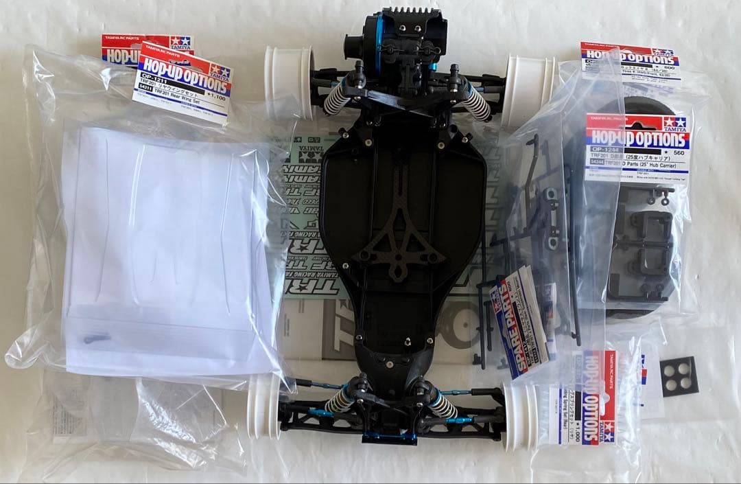1/10 RC TRF201 シャーシキット (アップグレードパック)