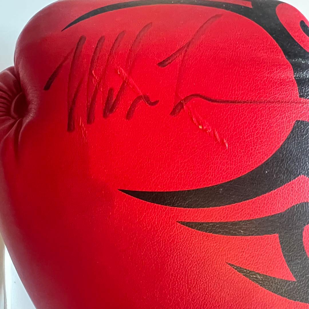 マイクタイソン 直筆 サイン入り ボクシンググローブ 井上尚弥世界戦 割引中