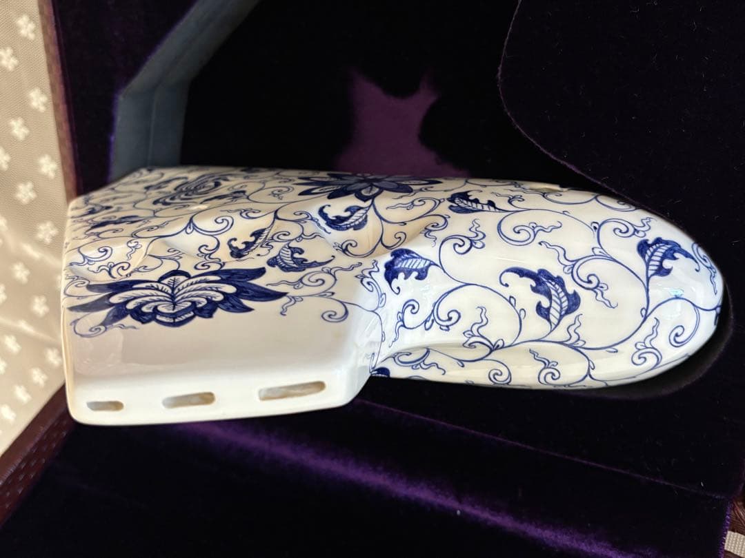 (再値下げ)オオサワ　トリプルオカリナ　バスC管　磁器製　BC-TA