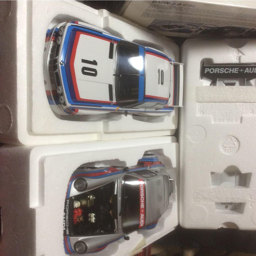 オートアート1/18 ポルシェ911カレラ RSR BMW3.0CSL