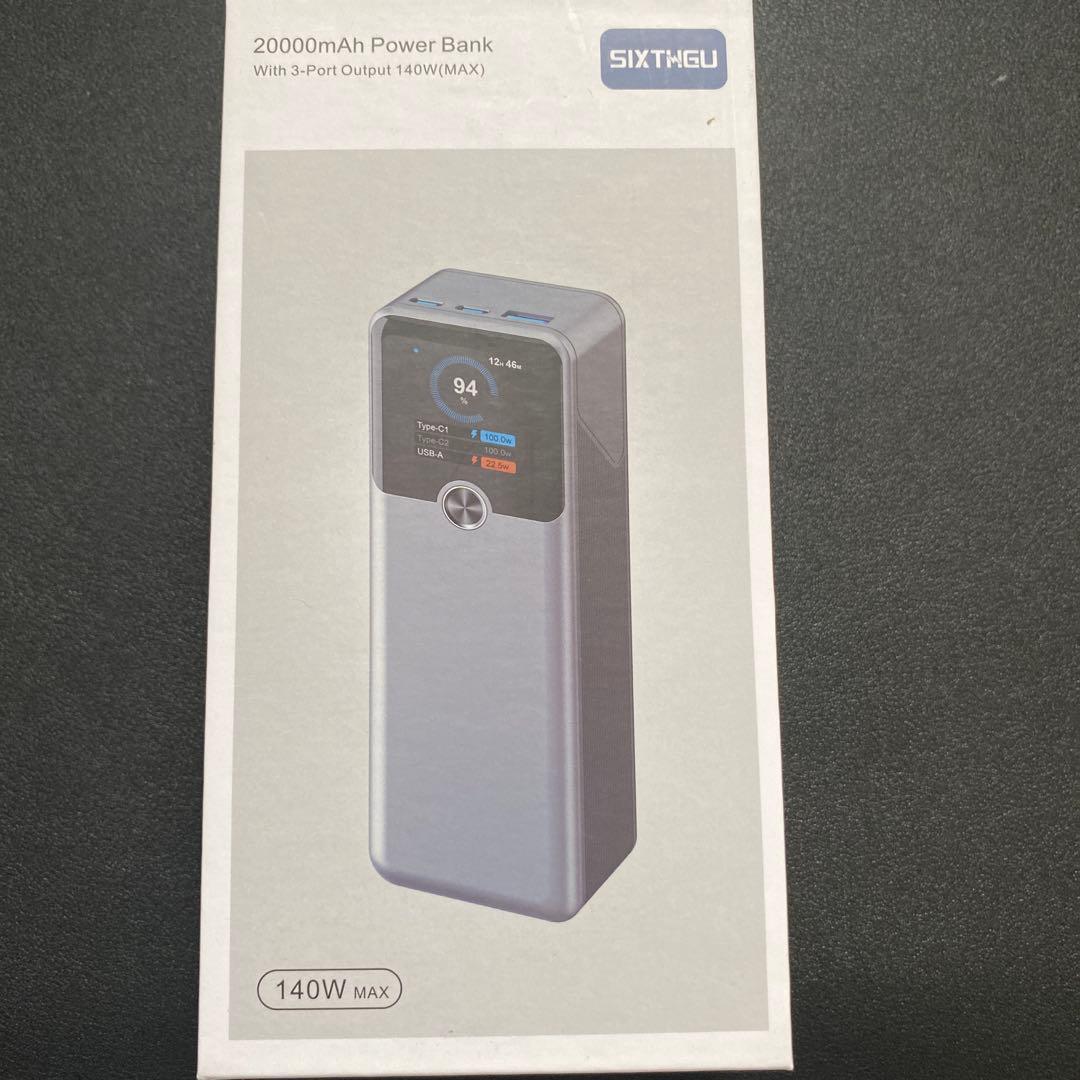 SIXTHGU 140W モバイルバッテリー
