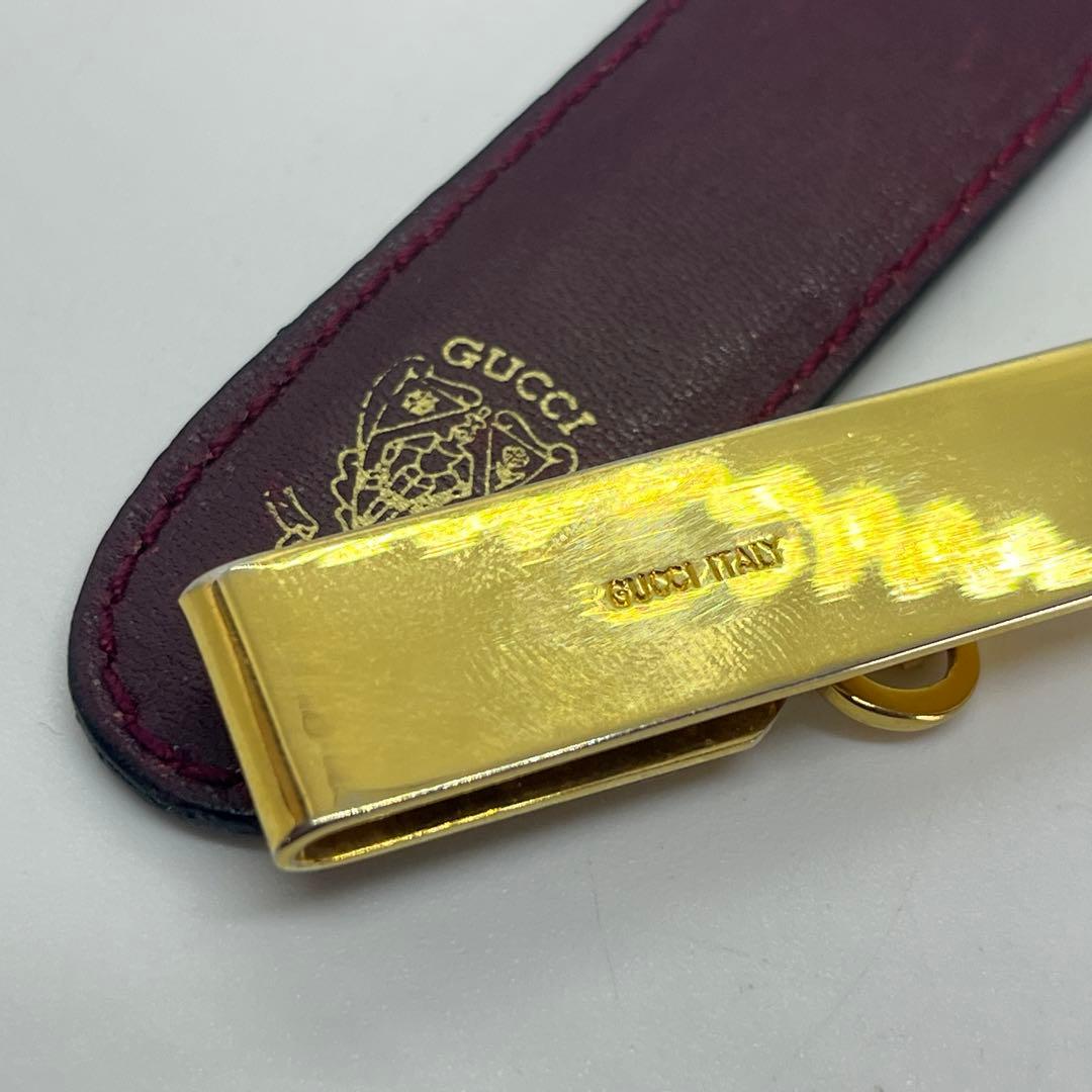 GUCCI グッチ ペーパーナイフ ヴィンテージ ゴールド ボルドー