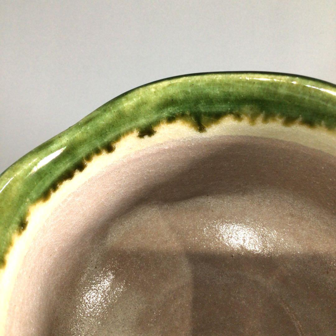 Ｐ３６７　茶碗　『佐々木正造』『鳴海織部茶碗』　抹茶碗　共箱　茶道具