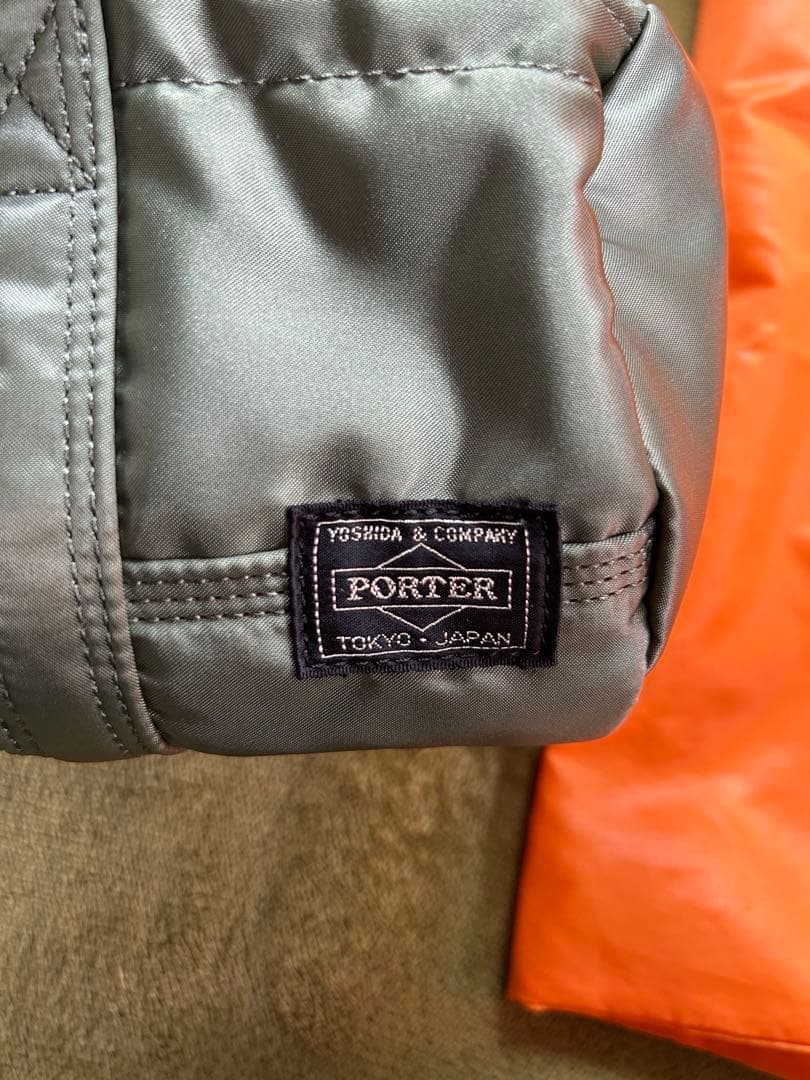 ★極美品★希少 ポータータンカー ダッフル ミニボストンバッグS グリーン★