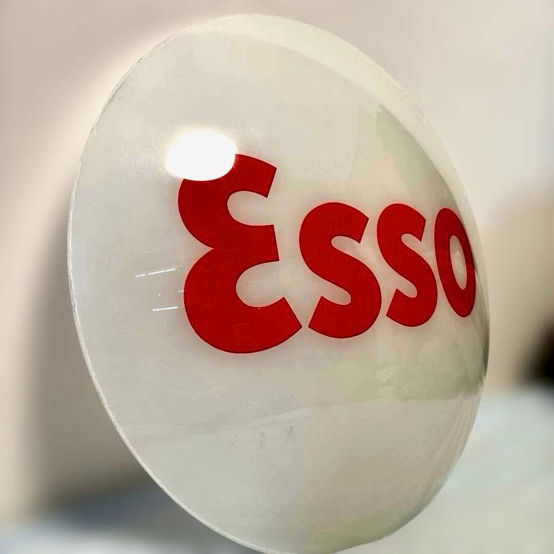 Esso ガスグローブランプ片面 アンティーク vintage