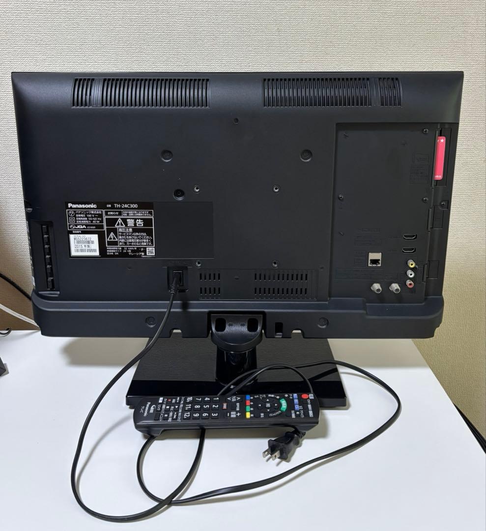 パナソニック 24V型 液晶テレビ ビエラ TH-24C300 純正リモコン付