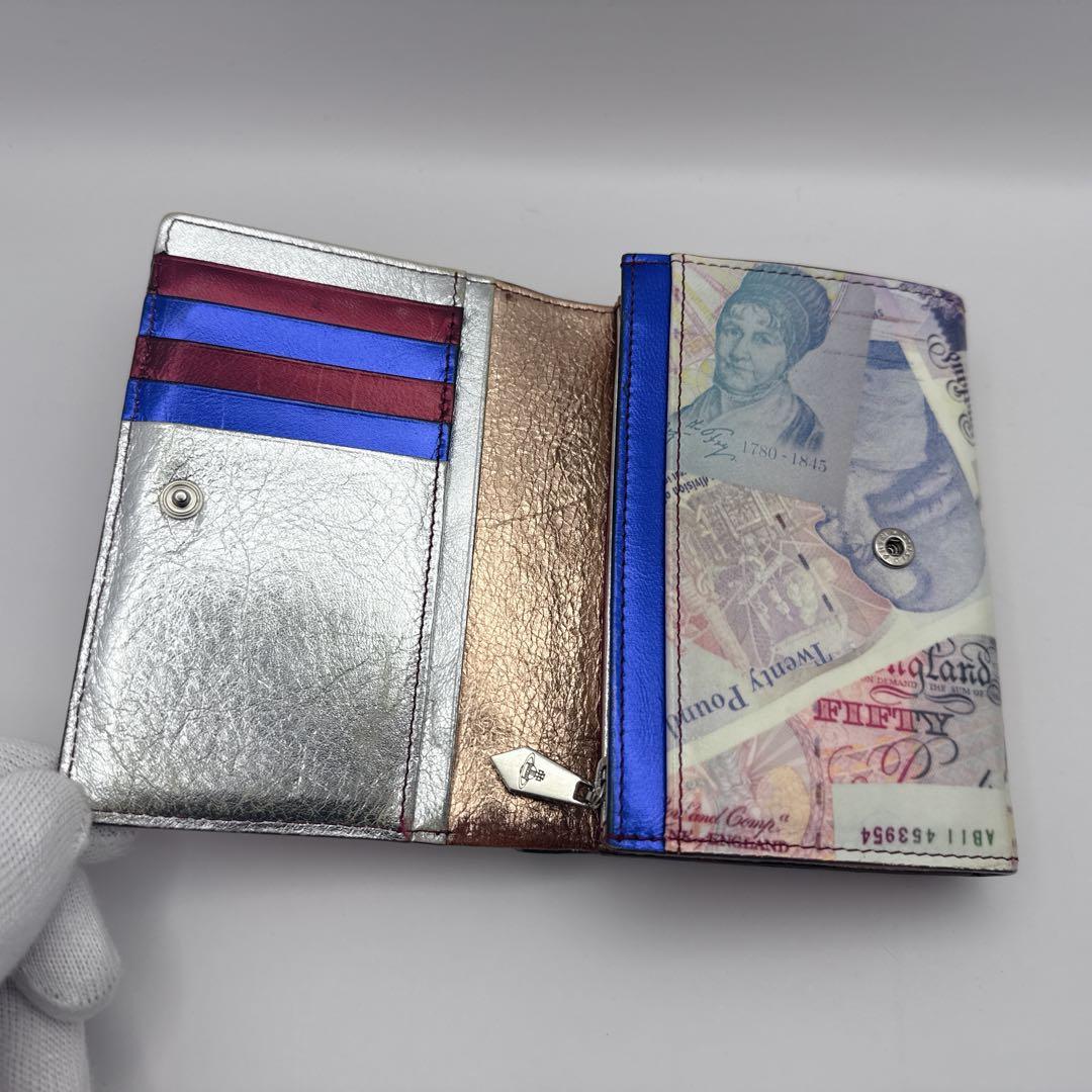 空 豆子 様Vivienne Westwood マネー＆ウォレス 二つ折り財布.