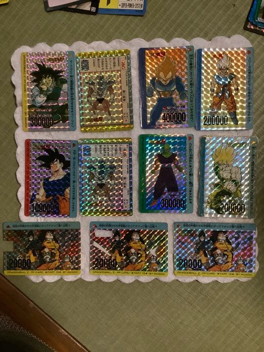 ドラゴンボール　角キラセット11枚セット　カードダス　アマダ