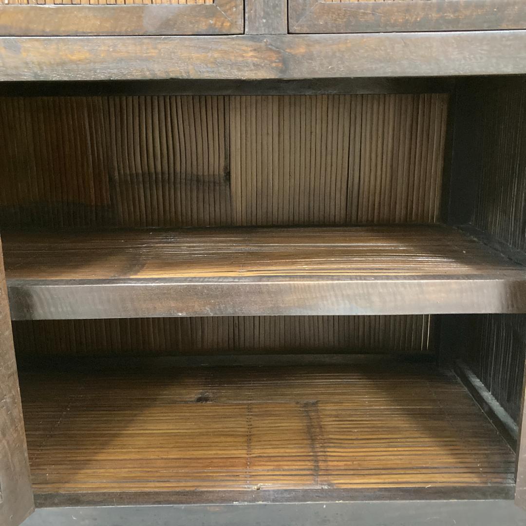 まゆみ　アジアン　バンブー　サイドボード　キャビネット