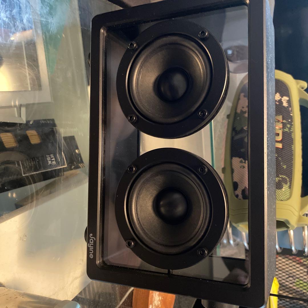 おしゃれ Jayine Cassette Mini 透明スピーカー 黒