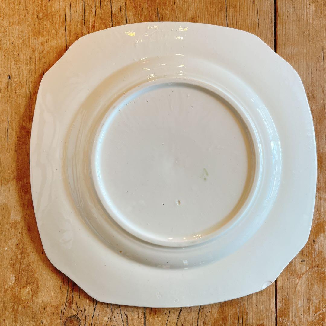 リュネビル　ポリクロームのスクエアプレート