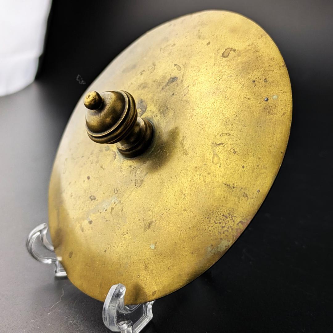 試される審美眼★オールド サン・ルイ 1930年頃 珍しいアンバーガラスバケット