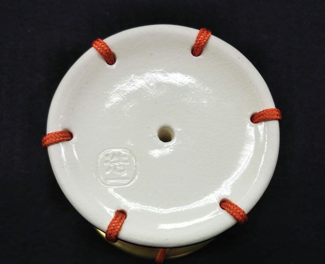 茶道具 蓋置 小鼓 加藤浩一 利昇 清水焼 京焼 裏千家 表千家