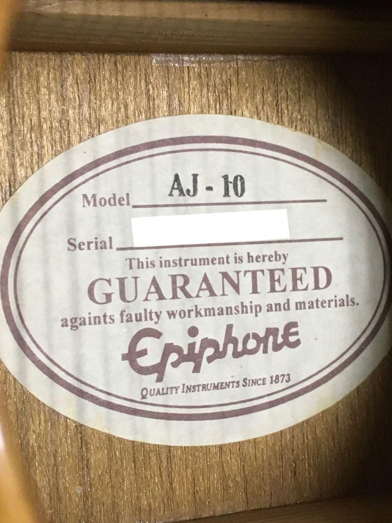 エピフォン ギター Epiphone AJ10 アコギ Gibson ギブソン