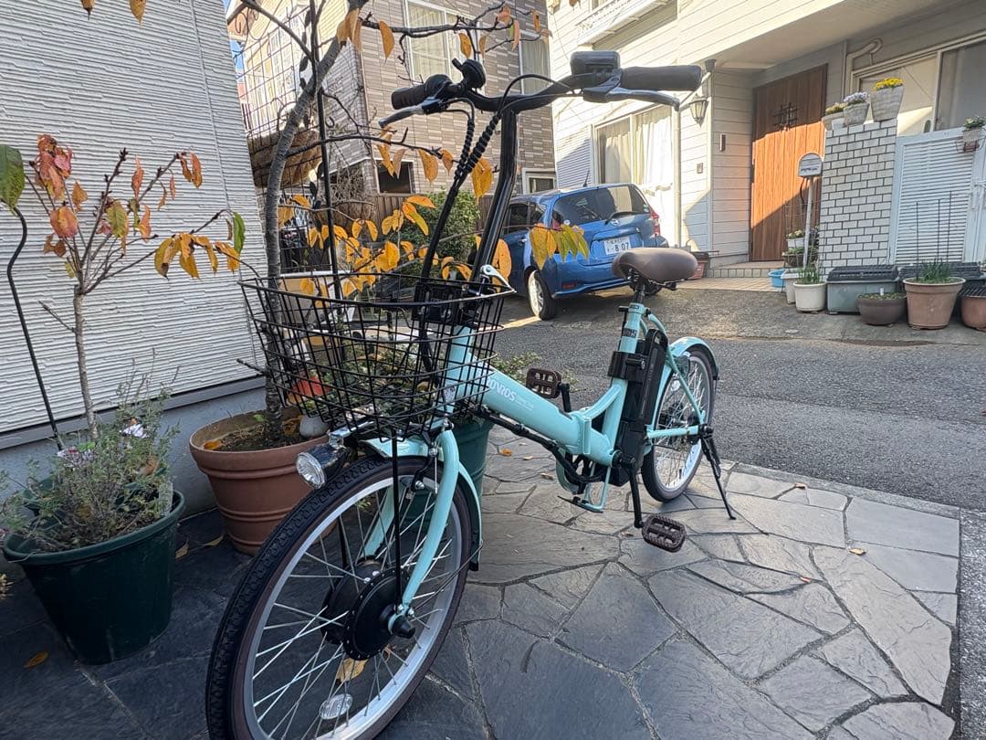 【未使用】PROVROS 折りたたみ式電動アシスト自転車 ミントグリーン