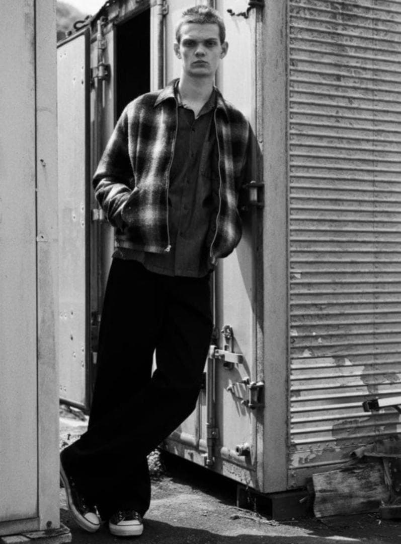 Ombre Check Flannel 　ヒスパーカー　2点セット