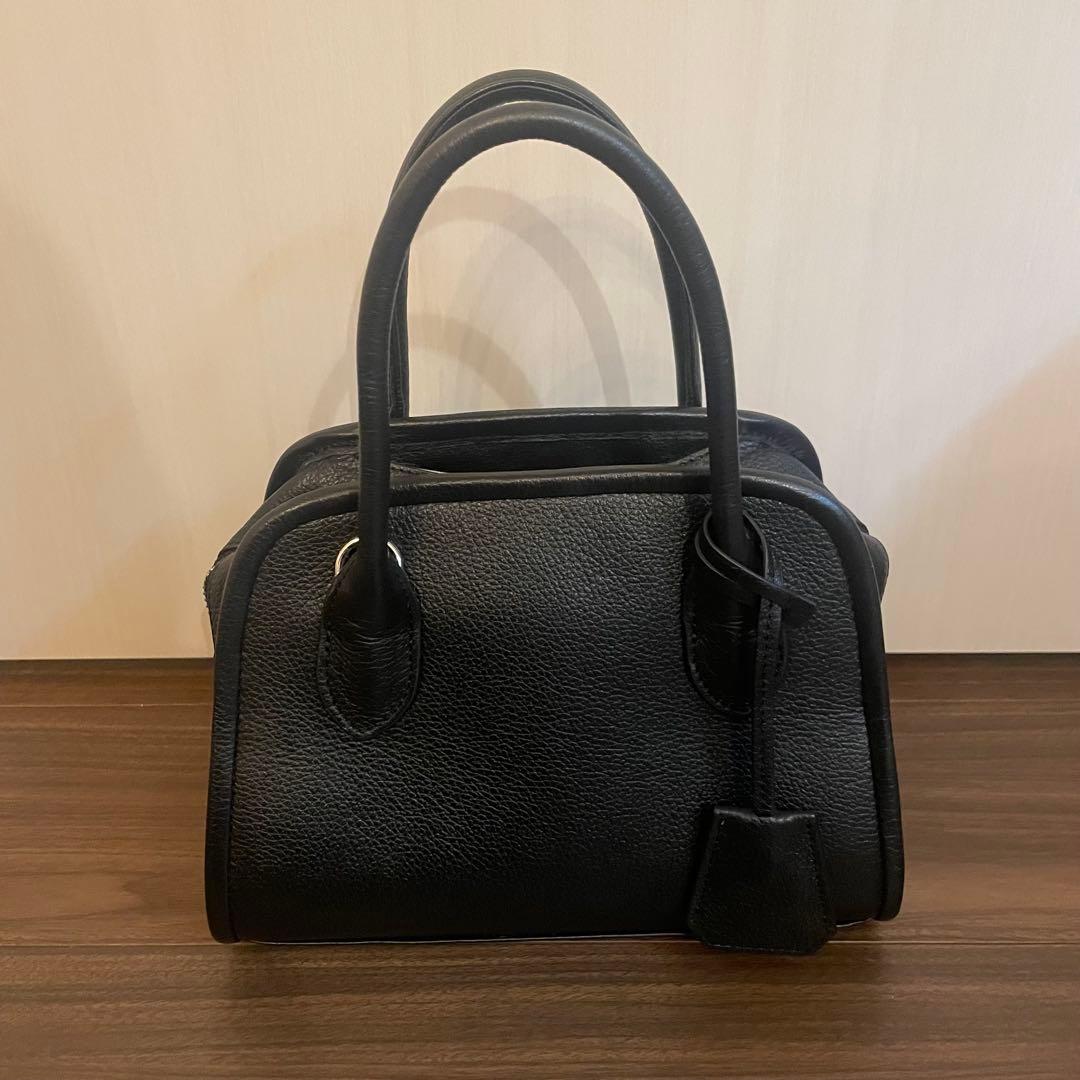 Whim Gazette Hoaw. ミニボストンバッグ　ブラック