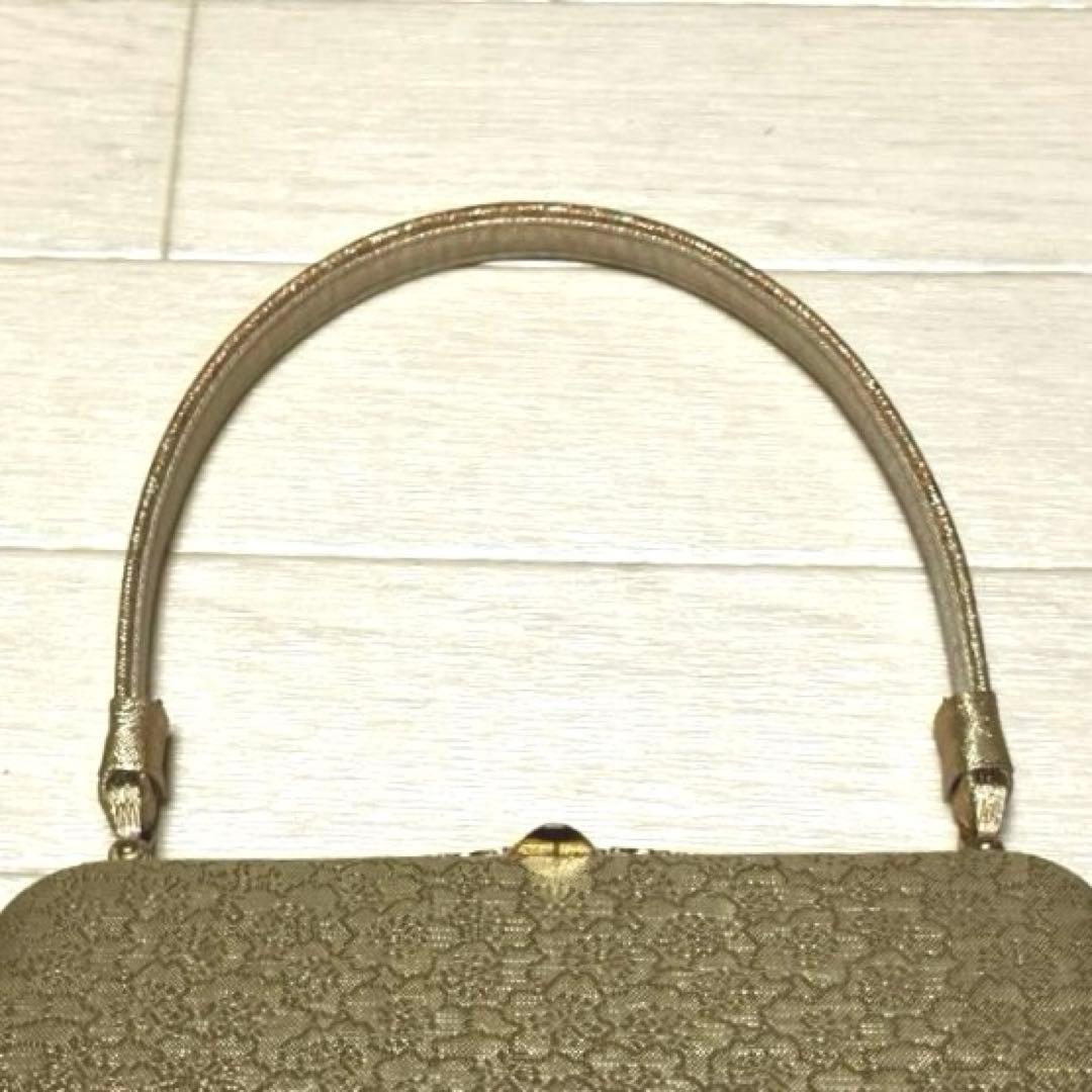 東京芝山　草履バッグセット　箔散らし　ゴールド