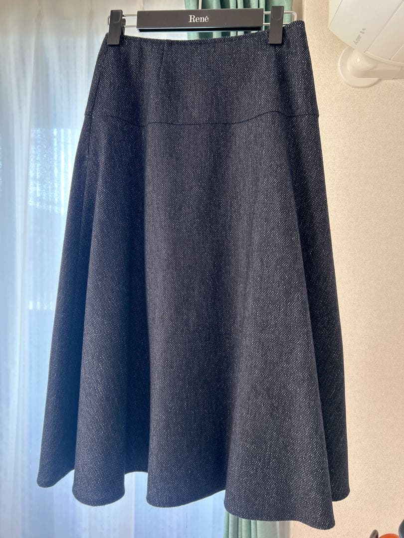 Rene2024AW 新品未使用♡【専用です】ネイビーツイードスカート