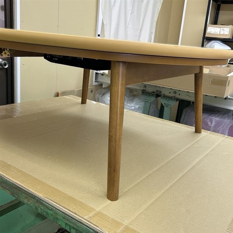 ☆BIG折れ脚　円形こたつ100NA＋WNT 【訳あり特価】