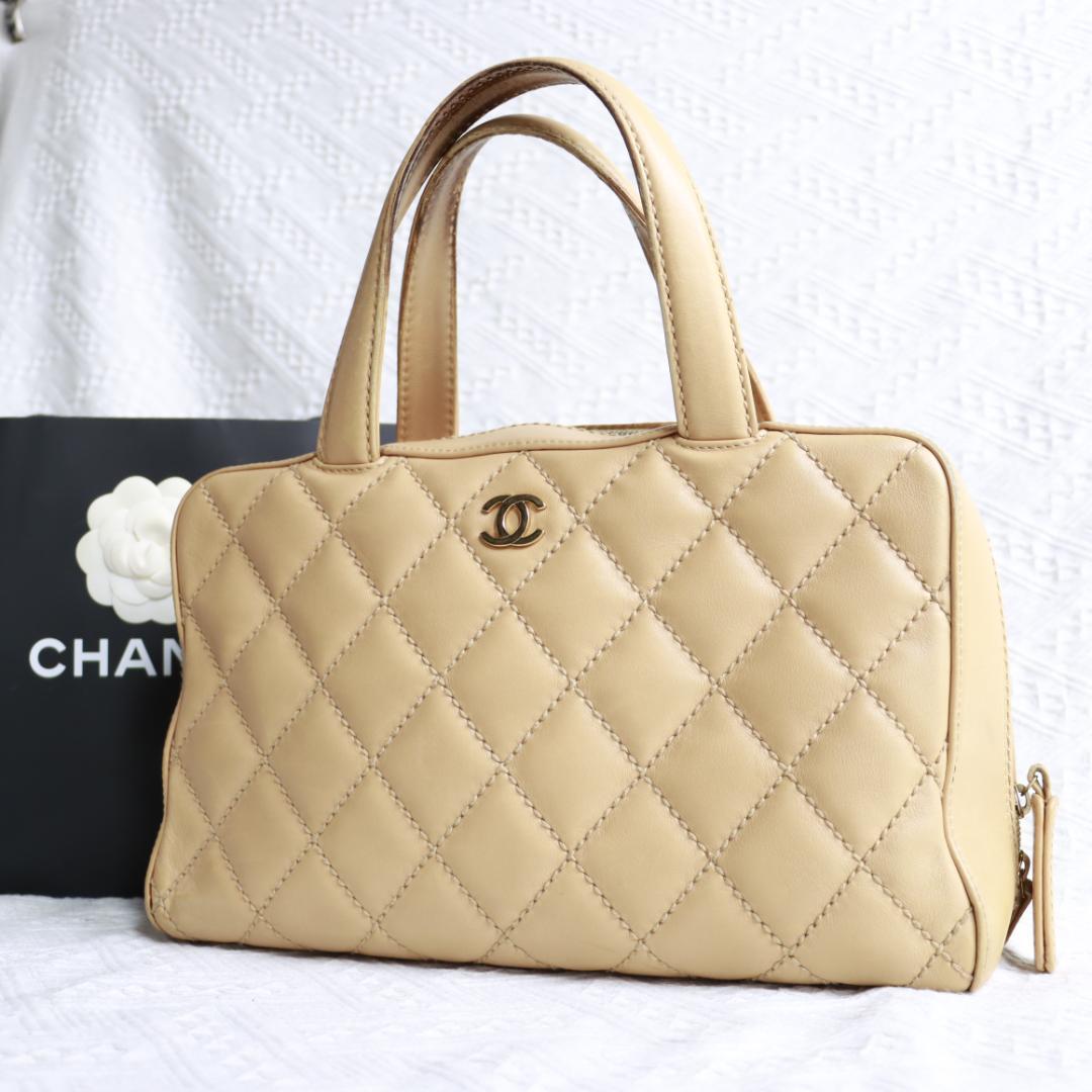 【専用】希少ヴィンテージ！CHANELシャネル　ワイルドステッチ　ハンドバッグ