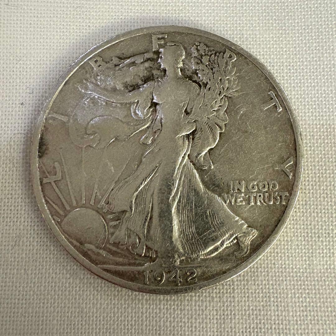 アメリカ ウォーキングリバティ ハーフダラー 銀貨