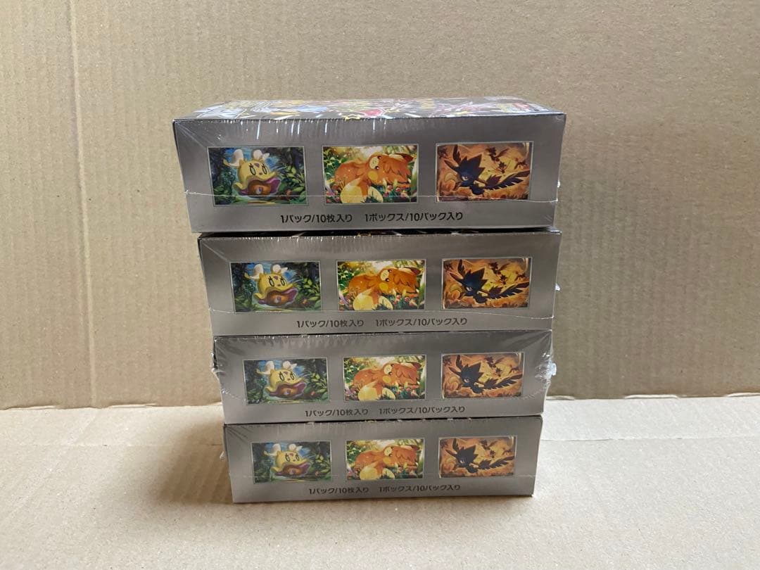 ポケモンカード ポケカ シャイニートレジャー ハイクラスパック 4箱 シュリンク