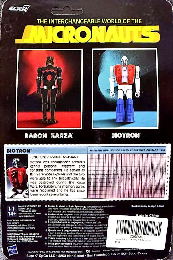 ☆ハズブロ Micronauts BIOTRON ロボットマン☆