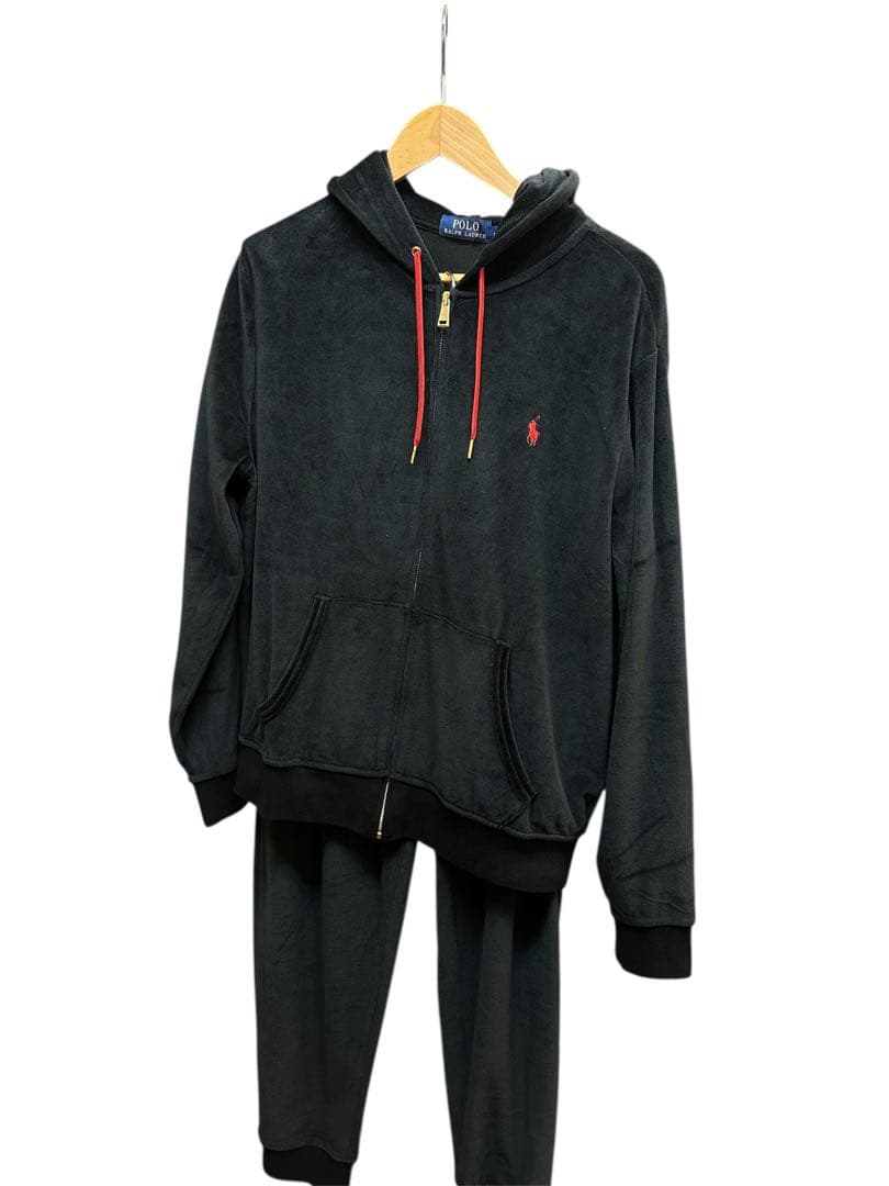 Polo Ralph Lauren ベロアジップアップセットアップ