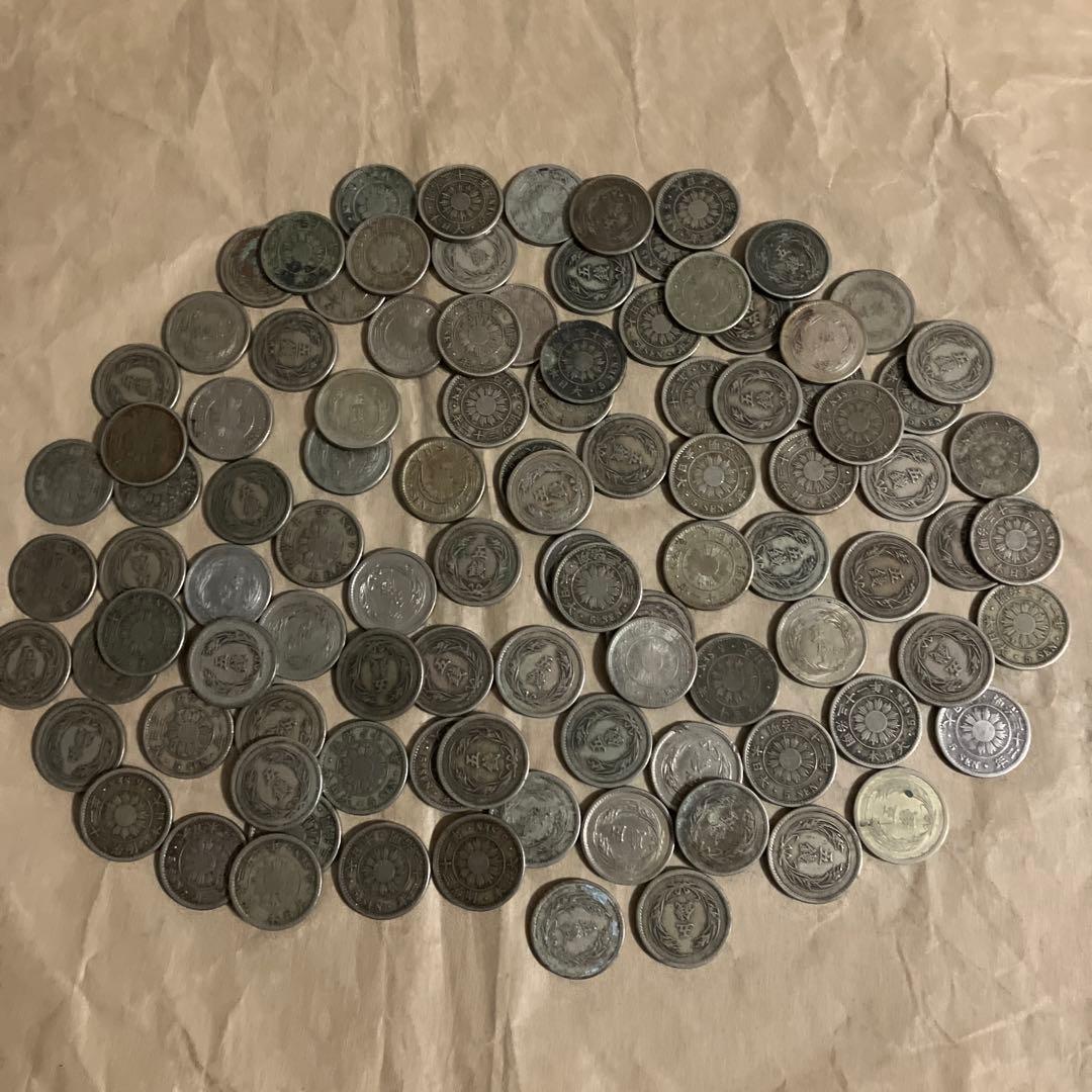 稲5銭白銅貨　100枚