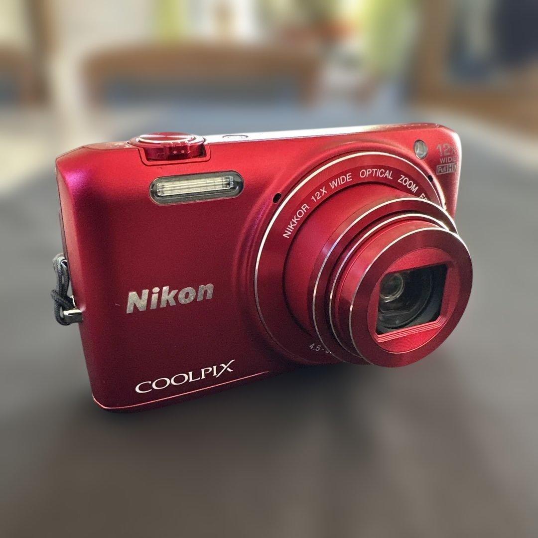 【動作確認済み】Nikon COOLPIX S6800 デジタルカメラ　レッド