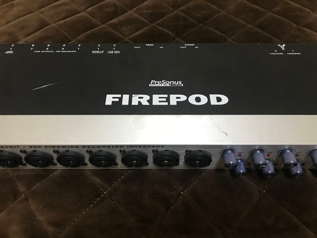 レコーディング オーディオインターフェース PreSonus FIREPOD！