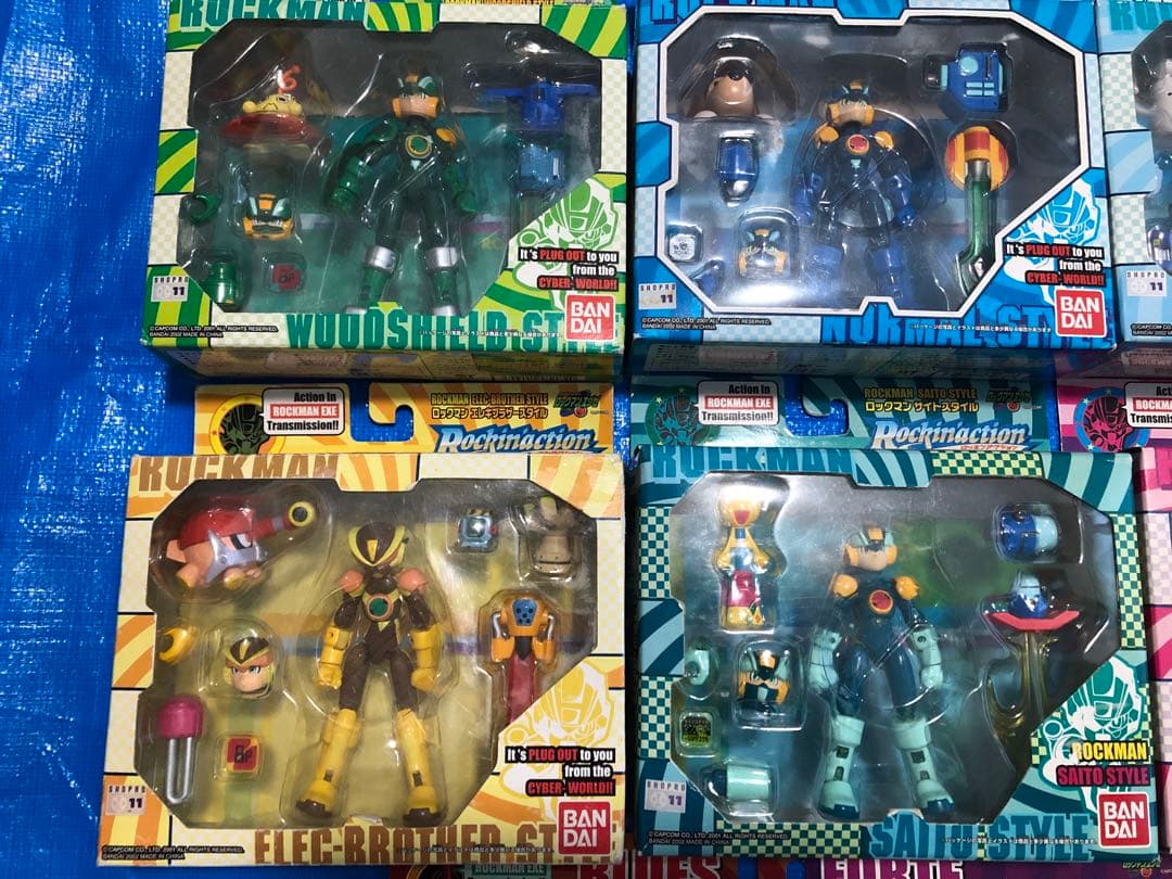 ロックマンエグゼ  ロッキン　フィギュア　コンプ品