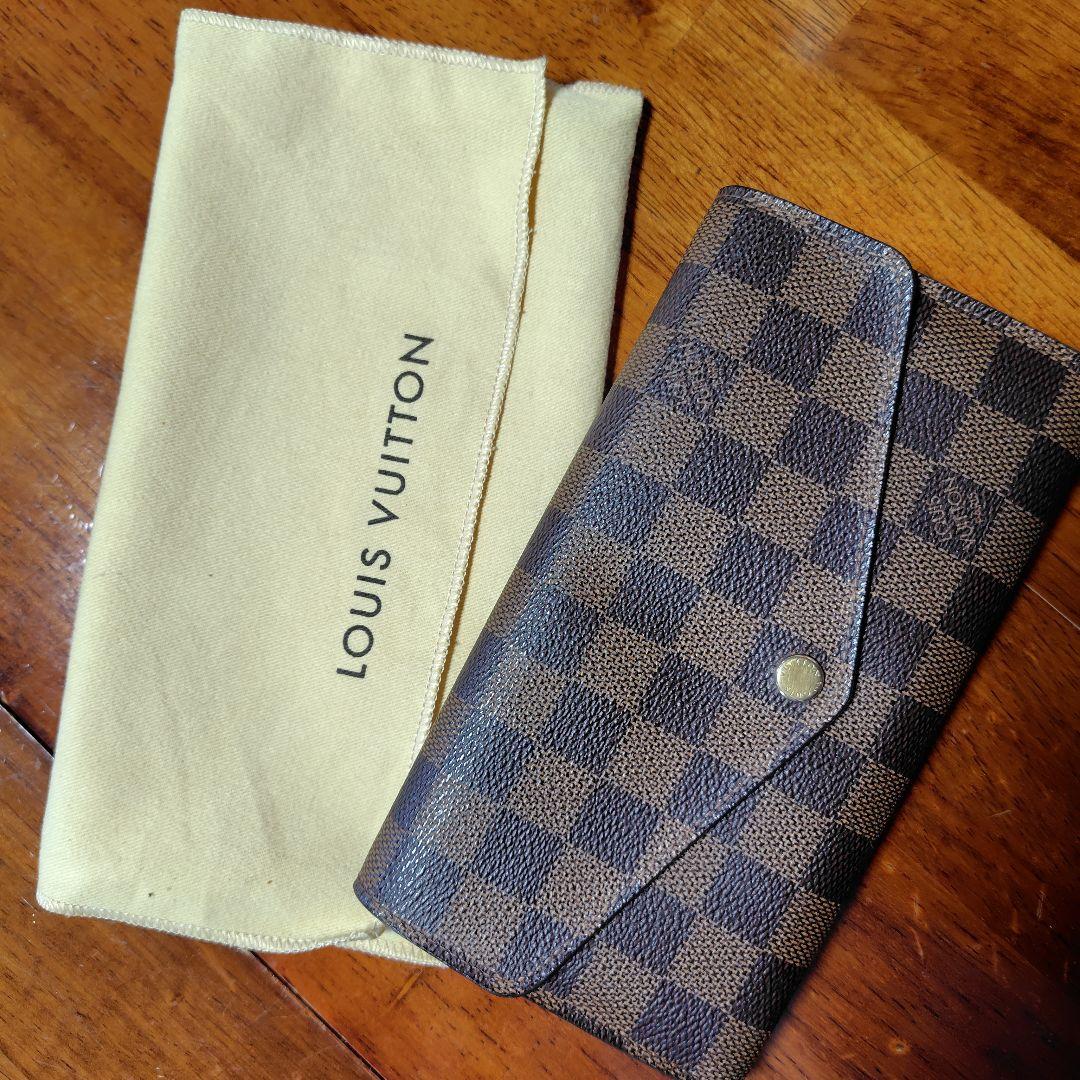 美品 LOUIS VUITTON ダミエ 二つ折り財布