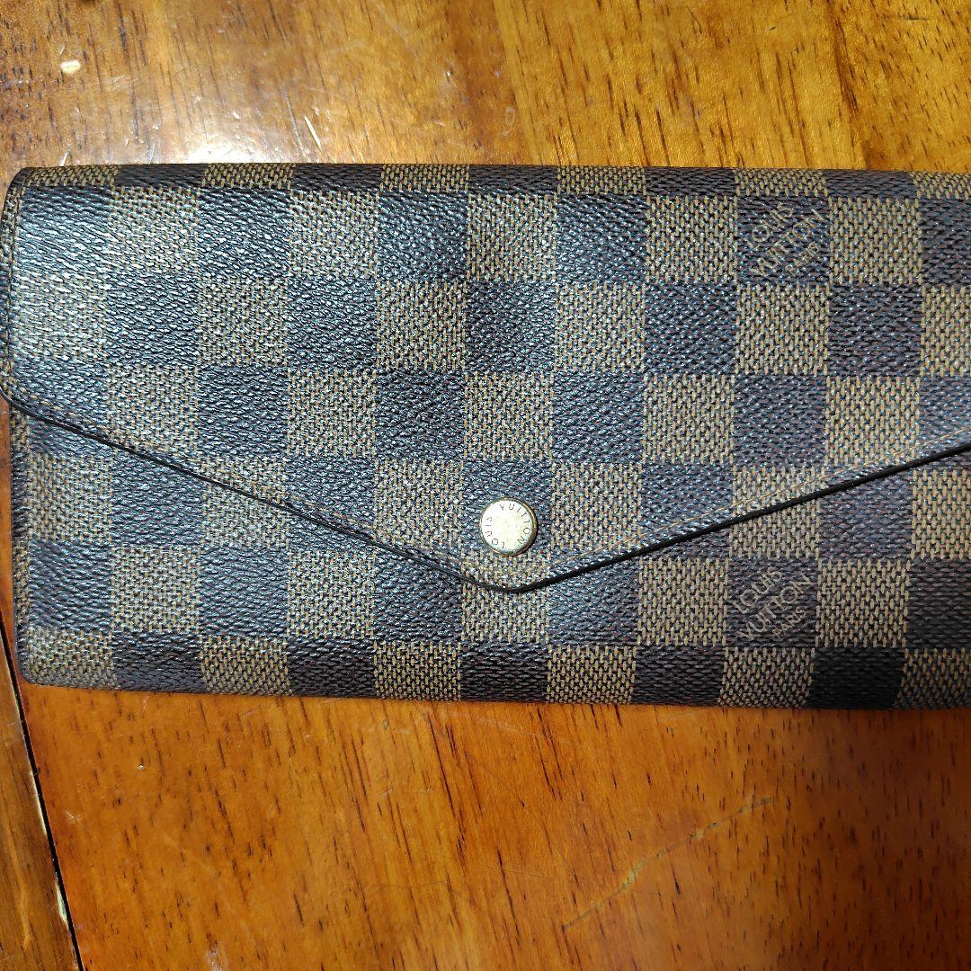 美品 LOUIS VUITTON ダミエ 二つ折り財布