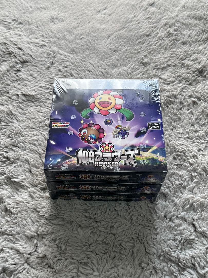 108フラワーズ　REVISED 日本語版　3box 新品未開封シュリンクあり