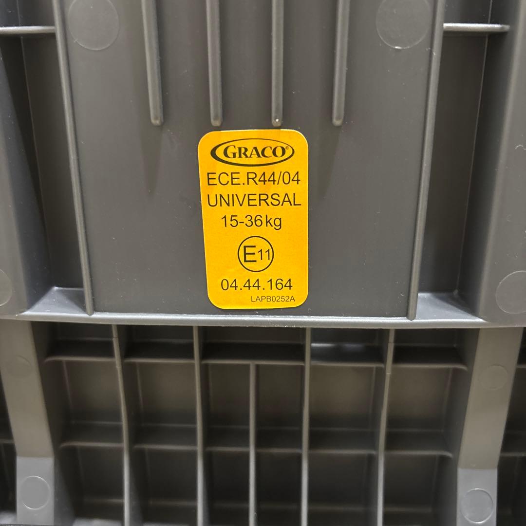 美品 GRACO ジュニアシート ジュニアプラス 2個セット ブラック　グレー