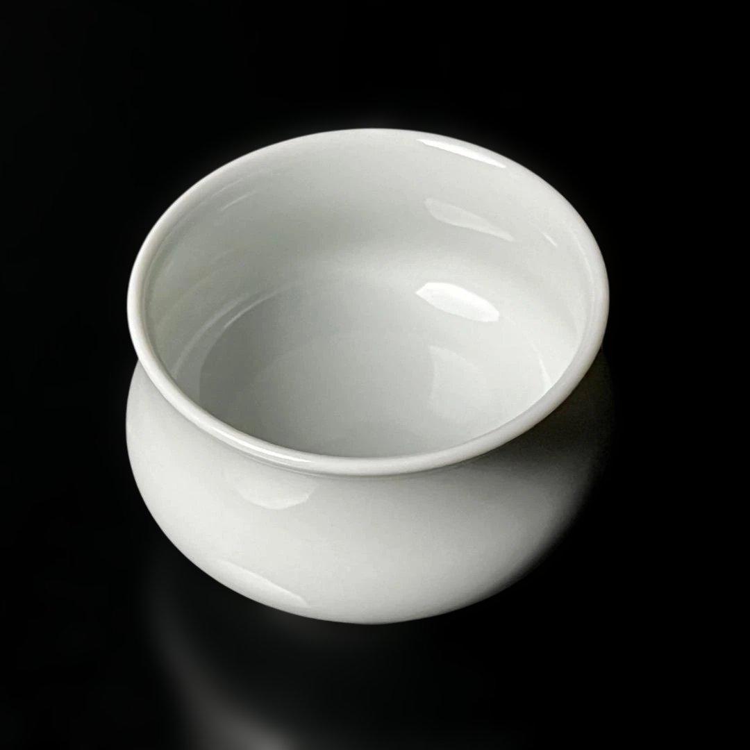 唐物 白磁盃 雍正年製 款 景徳鎮 清朝期 中国美術 古玩 SH36