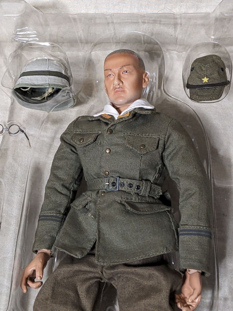 日本軍　陸軍　将校 軍服　ミリタリーフィギュア　中川三郎 中古　パーツ有り