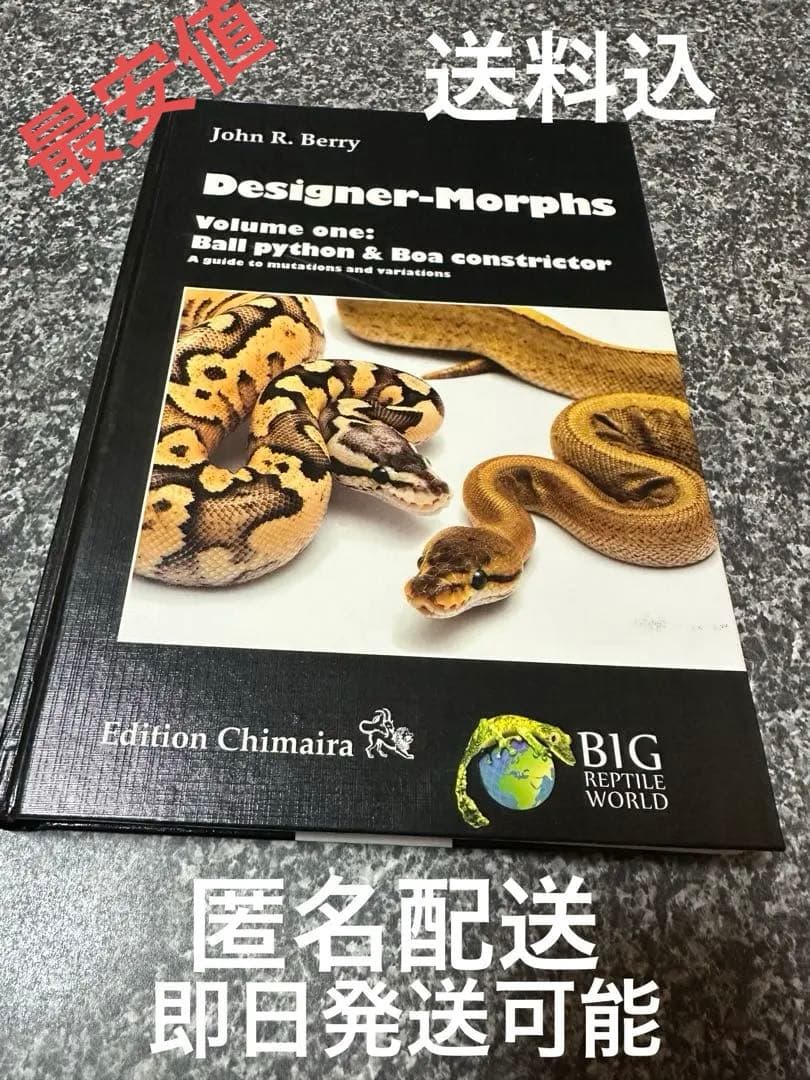 designer-morphs ボールパイソン　ボアコンストリクター　図鑑