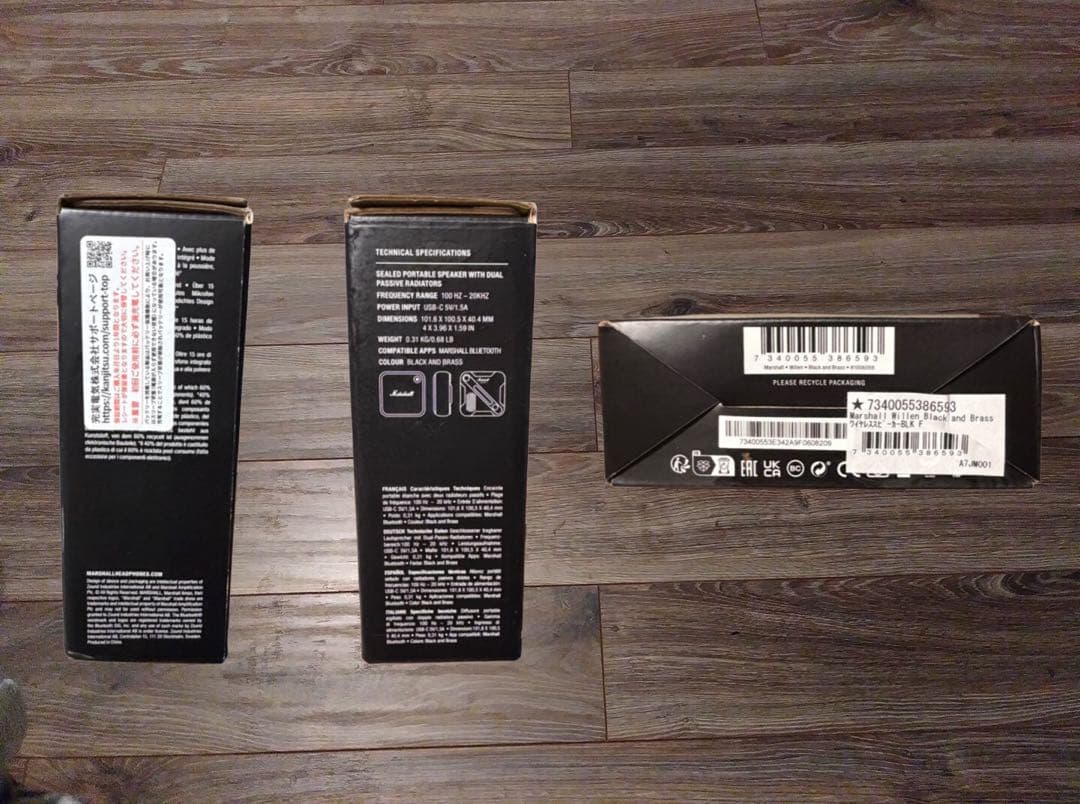 Marshall WILLEN Bluetoothスピーカー　ブラック