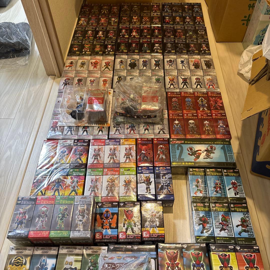 未開封 仮面ライダー フィギュア セット　ワーコレ　150個くらい