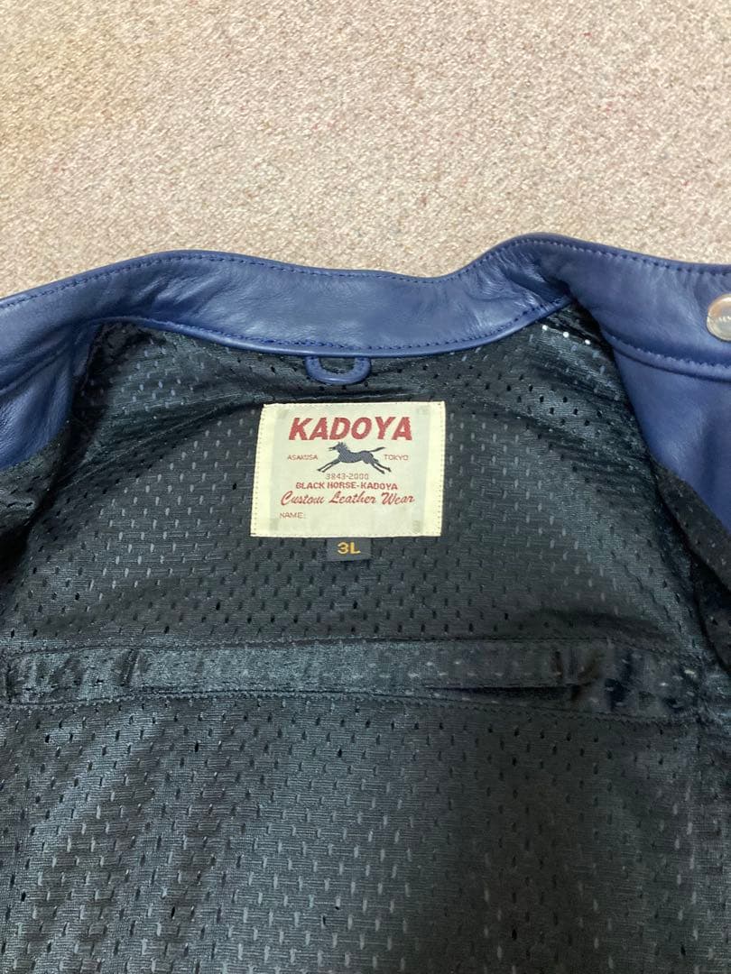 【新品未使用】 KADOYA K'S LEATHER BLACK HORSE