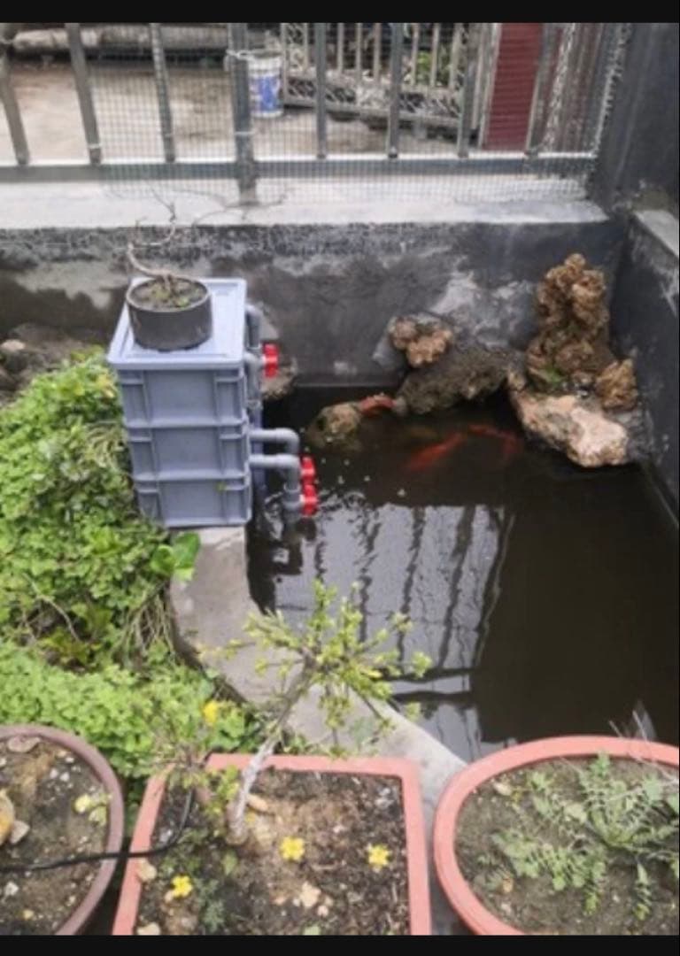 水中ポンプ25w 40x30x51ホースマット付き大型水槽万能濾過装置濾過