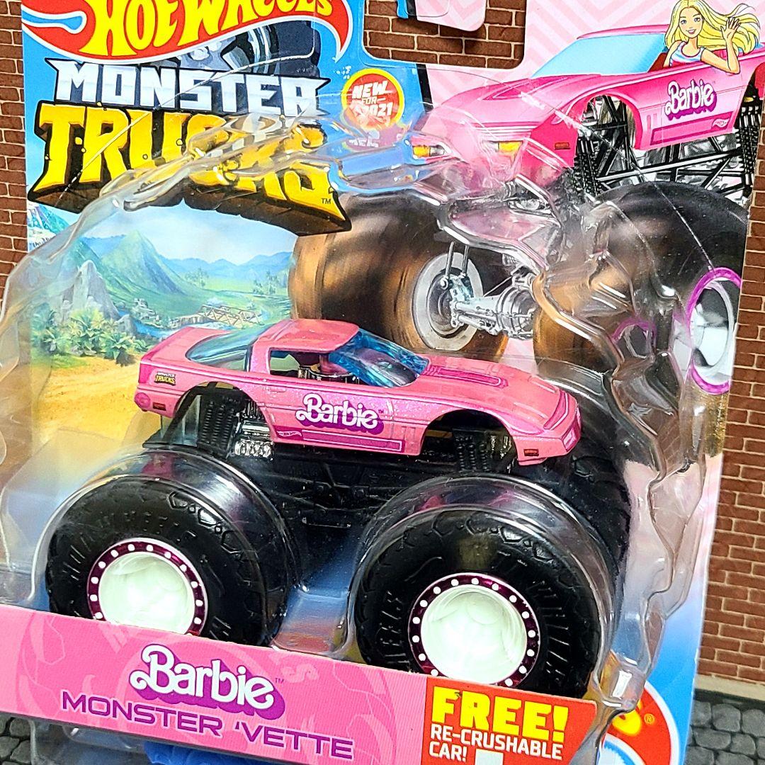 激レア！トレジャーハント　ホットウィール　モンスタートラック　バービーコルベット